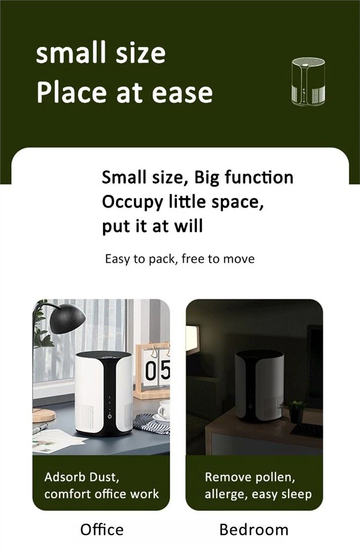 BKJ-15 Small Desk Home Air Purifier OEM